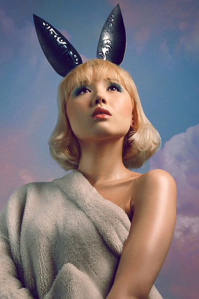 Lilly Leather Bunny Ears VoyeurX