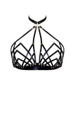 Celine Halter Leather Bra Love Lorn Lingerie