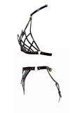 Celine Art Deco Halter Leather Set Love Lorn Lingerie