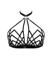 Celine Halter Leather Bra Love Lorn Lingerie