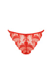 Cherie Red Lace Tanga Impudique