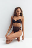 Cruz Crocodile Lace High Waist Set Taryn Winters