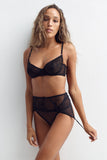 Cruz Crocodile Lace Lingerie Set Taryn Winters