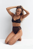 Cruz Crocodile Lace High Waist Set Taryn Winters