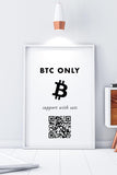 Framed Crypto Love • Support with Sats Darkest Fox