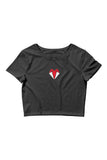 Darkest Vixen Crop Tee Darkest Fox