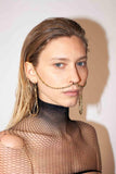 Long Bold Chain Double Earring domestique