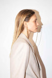 Long Bold Chain Double Earring domestique