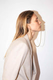 Long Bold Chain Double Earring domestique