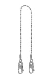 Thin Chain Double Mousqueton Bracelet domestique