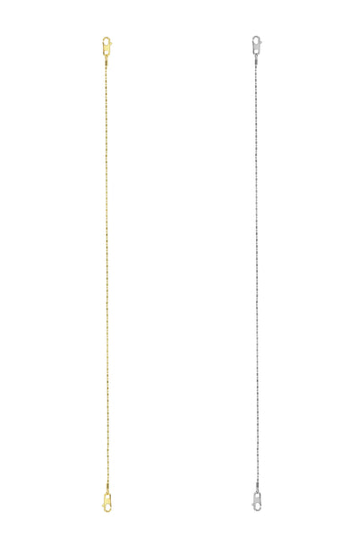 Thin Chain Double Mousqueton Necklace domestique