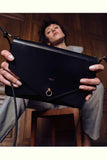 Large Envelope Leather Purse domestique