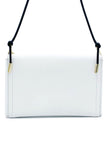 Large Envelope White Leather Purse domestique