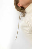 Long Bold Chain Simple Earring domestique