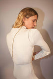 Long Bold Chain Simple Earring domestique