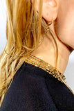 Long Thin Chain Double Earring domestique