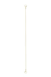 Long Thin Chain Double Earring domestique