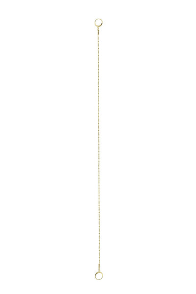 Long Thin Chain Double Earring domestique