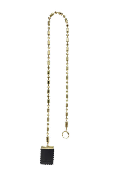 Long Bold Chain Stamp Earring domestique