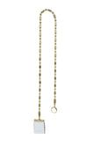 Long Bold Chain Stamp Earring domestique