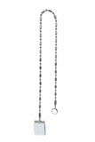 Long Bold Chain Stamp Earring domestique