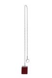 Long Thin Chain Stamp Earring domestique