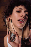 Medium Bold Chain Simple Earring domestique