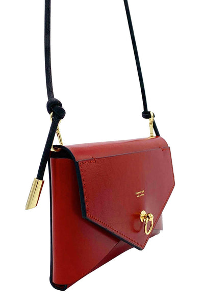 Medium Envelope Red Leather Purse domestique