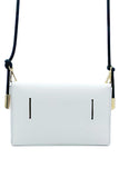 Medium Envelope White Leather Purse domestique