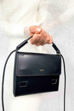 Medium Flap Leather Pouch domestique
