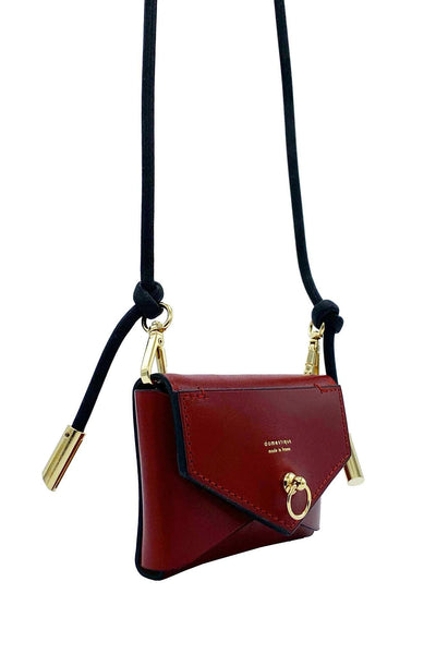 Mini Envelope Red Leather Purse domestique
