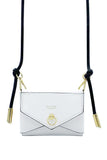 Mini Envelope White Leather Purse domestique