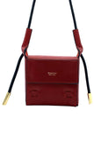 Mini Flap Red Leather Pouch domestique