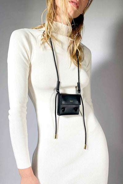 Mini Flap Leather Pouch domestique