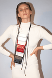 Mini Flap White Leather Pouch domestique
