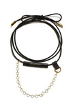 Leather Chained Up Necklace domestique