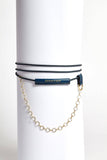 Leather Chained Up Necklace domestique