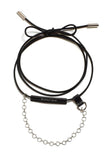 Leather Chained Up Necklace domestique