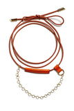 Leather Chained Up Necklace domestique