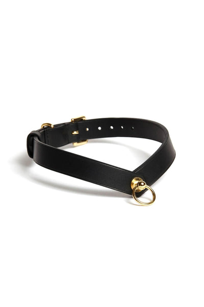 O-Ring Leather Choker domestique