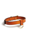D-Ring Leather Choker domestique