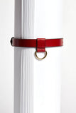 D-Ring Leather Choker domestique