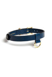 D-Ring Leather Choker domestique