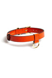 D-Ring Leather Choker domestique