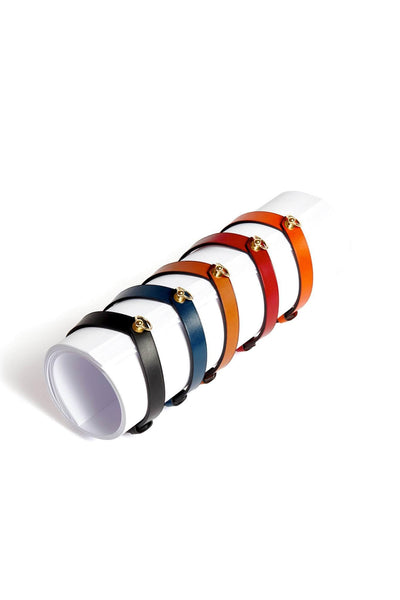 O-Ring Leather Choker domestique
