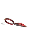 Rouge-gorge Red Feather Choker domestique