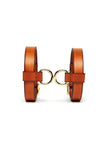 D-Ring Leather Bracelet Set domestique