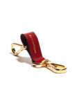 Red Leather Linotte Cuff Bracelets domestique