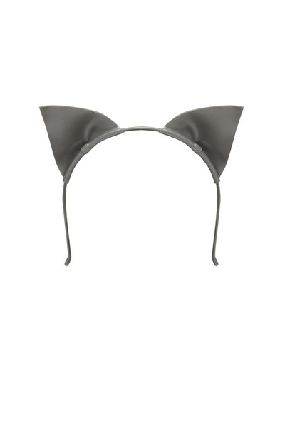 Epsilon Silver Latex Cat Ears Elissa Poppy