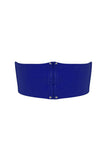 Royalblue Navy Latex Bandeau Crop Top Elissa Poppy